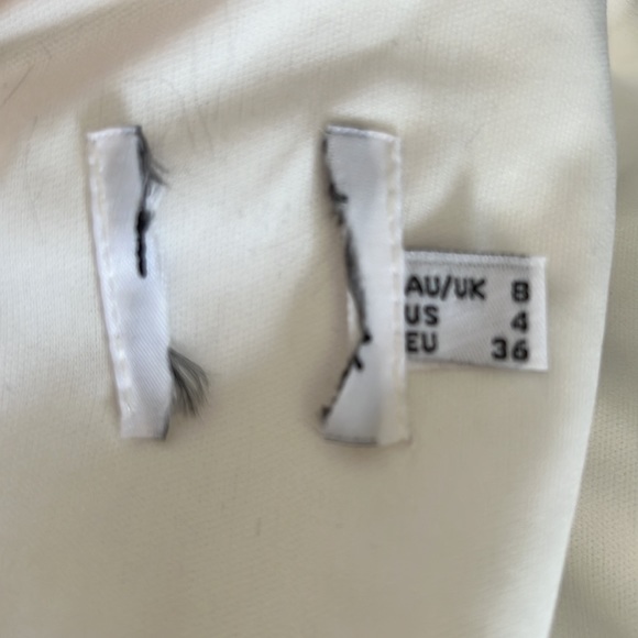 Princess Polly The Villa Mini Dress Mini White size 4 - Picture 9 of 10